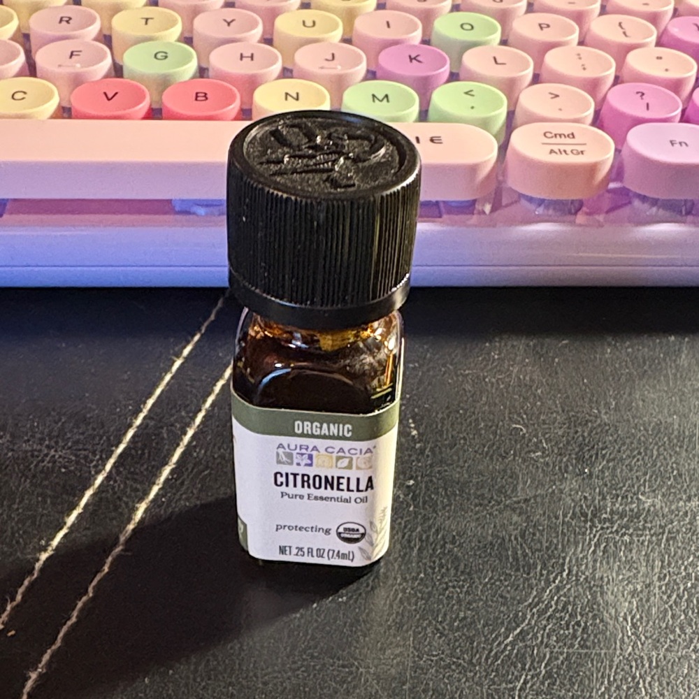 Aura Cacia Citronella Essential Oil - Black Cap